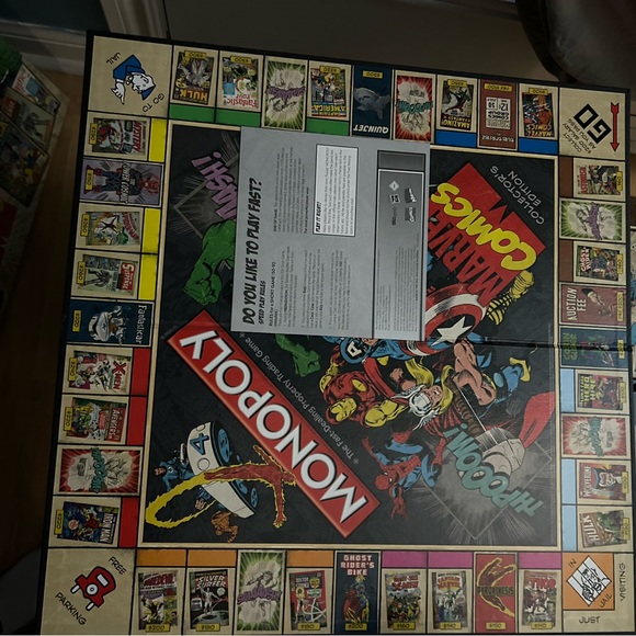 Brand new never used Marvel monopoly game, collectors addition - Picture 5 of 5